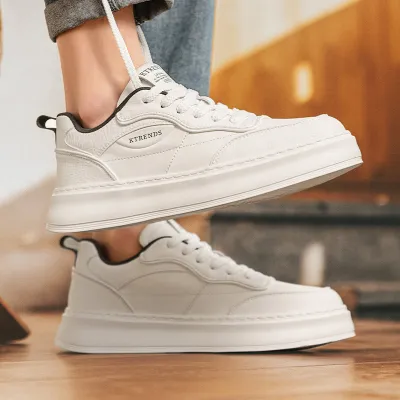 Casual Thick-soled White Shoes